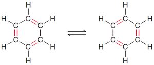 Kekulé structures of benzene