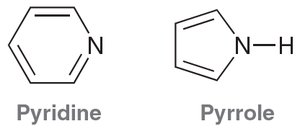 Pyridine and pyrrole structures