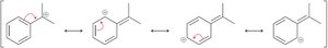 Benzylic carbocation resonance stabilization