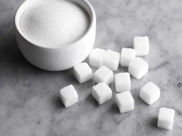 Sugar cubes representing glucose