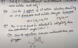 Inductive effect in 2-chloroethanol