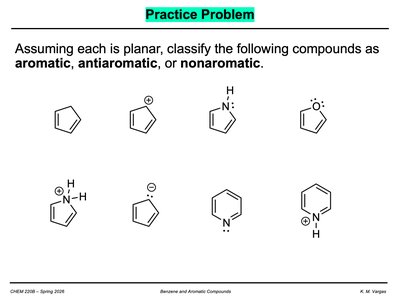 Practice: classify aromaticity