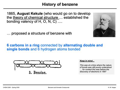 Kekulé's structure of benzene