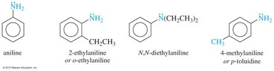 Aromatic amines: aniline and derivatives