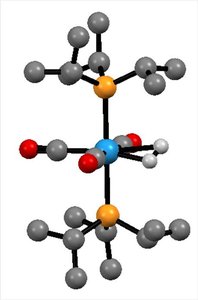 Structure of a transition metal dihydrogen complex