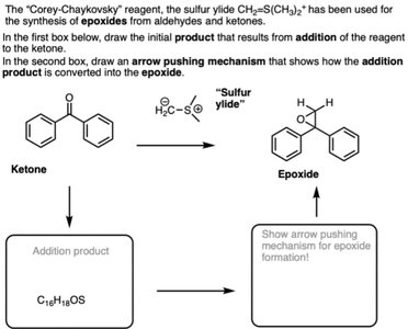 Corey-Chaykovsky epoxide synthesis