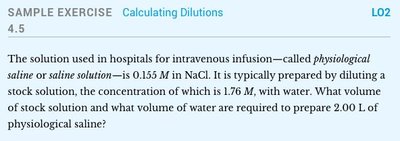 Dilution simulation: determining concentration