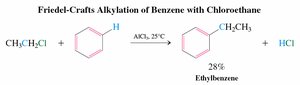 Friedel-Crafts Alkylation of Benzene with Chloroethane