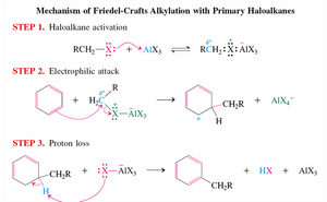 Mechanism of Friedel-Crafts Alkylation with Primary Haloalkanes