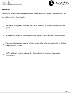 NMR shielding spatial arrangement