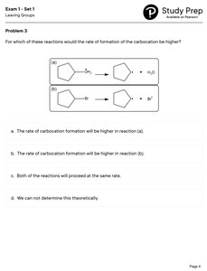 Carbocation formation comparison