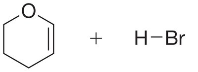 Practice problem: addition of HBr to cyclic alkene