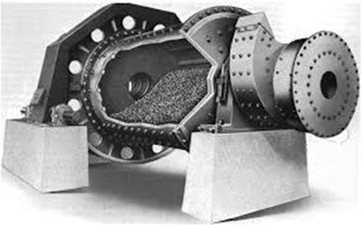 Ball mill schematic