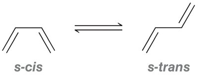 s-cis and s-trans conformations