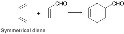 Symmetrical dienophile regioselectivity