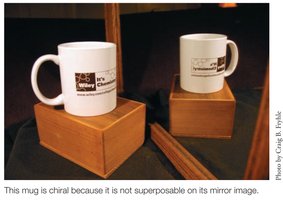 Chiral and achiral molecules: hands and glass
