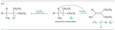 E1 elimination mechanism