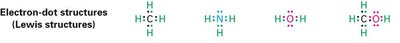 Lewis structures for simple molecules