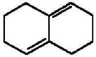 Structure of a bicyclic diene (decalin with two double bonds)