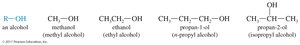 Alcohol structures