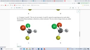 comparison of mirror images for chirality
