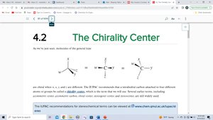 chirality center illustration