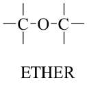Ether functional group structure