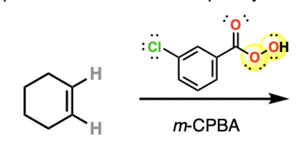 Epoxide synthesis with mCPBA