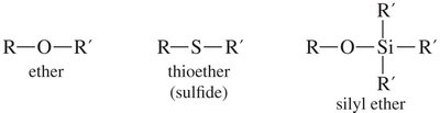 Structure of silyl ethers