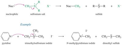 Sulfonium salts as alkylating agents