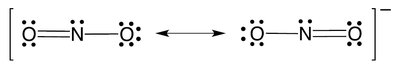 Resonance structures for nitrate ion