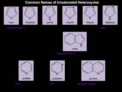 Examples of heterocycles