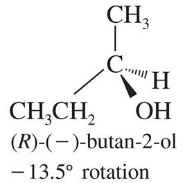 R-(-)-butan-2-ol structure