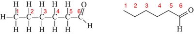 Line-angle drawing with double and triple bonds