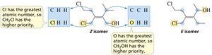 E/Z isomer example 2