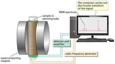 NMR spectrometer setup