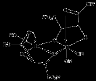 Sharpless epoxidation complex structure