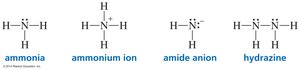 Bonding patterns for nitrogen