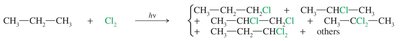 free radical halogenation of alkanes