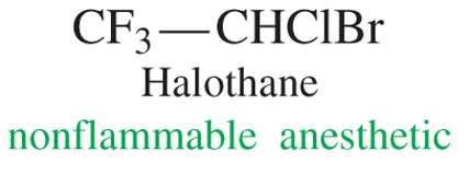 structure of halothane