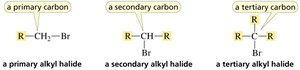Classification of alkyl halides
