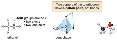 Bent geometry for oxygen