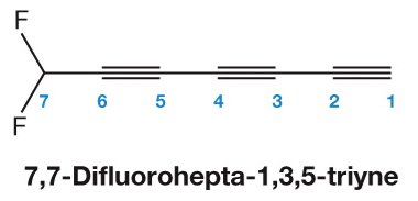 Multiple double and triple bonds