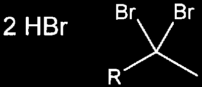 Addition of HBr to terminal and internal alkynes