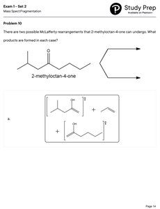 McLafferty rearrangement products