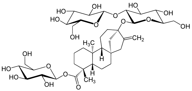 Structure of a synthetic sweetener (example 2)