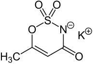 Structure of a synthetic sweetener (example 6)