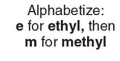Numbering for 4-ethyl-3,4-dimethyloctane
