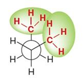 Gauche conformation of butane