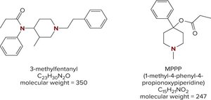 Structures of drugs illustrating the nitrogen rule